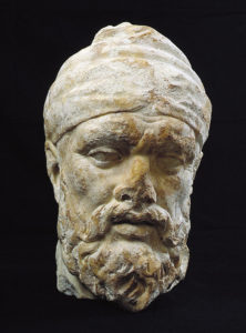 Head of Dacian from the Bsilica Ulpia (Museum of the Imperial Fora)