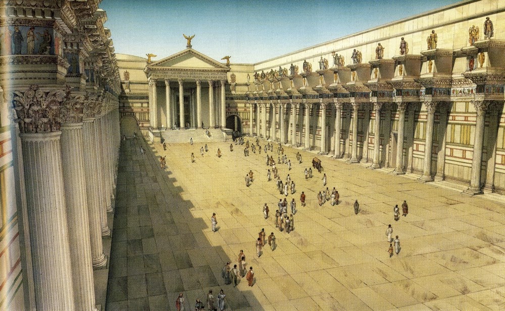 Reconstructive view of the Forum of Nerva
