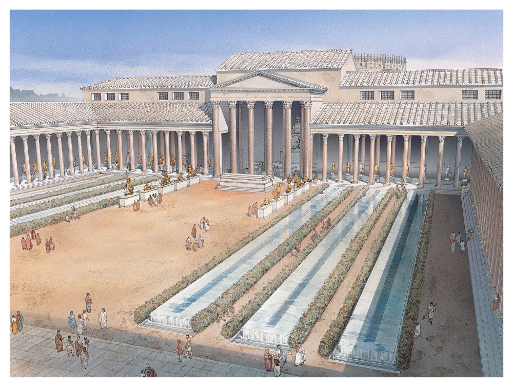 Reconstructive view of the Forum of the Peace